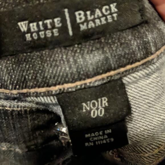 Gray WHBM slightly distressed jeans - Picture 3 of 6